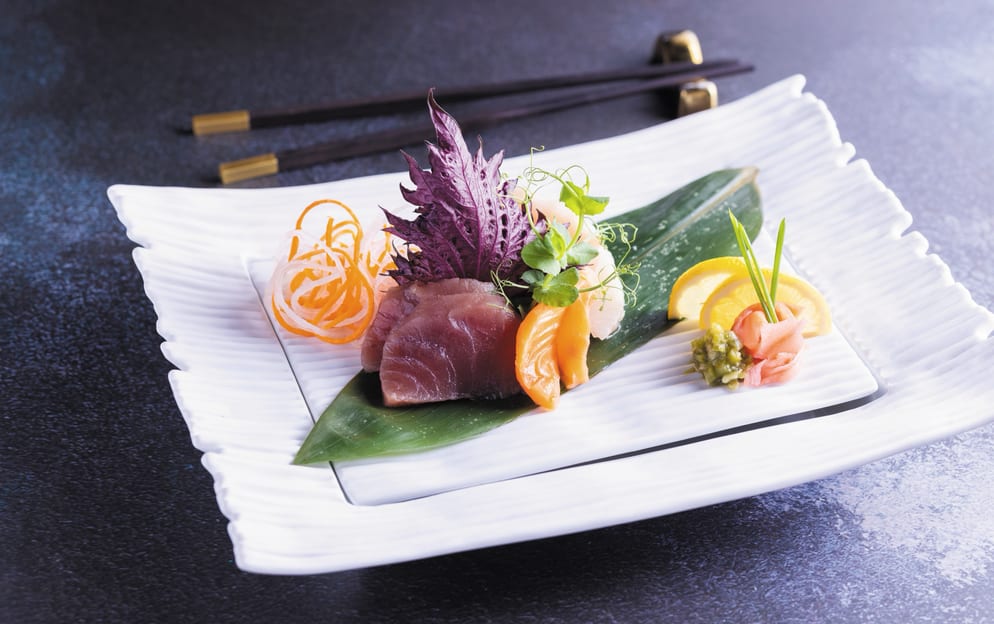Regent Seven Seas Cruises, Pacific Rim - Salmon & Tuna Sashimi.jpg